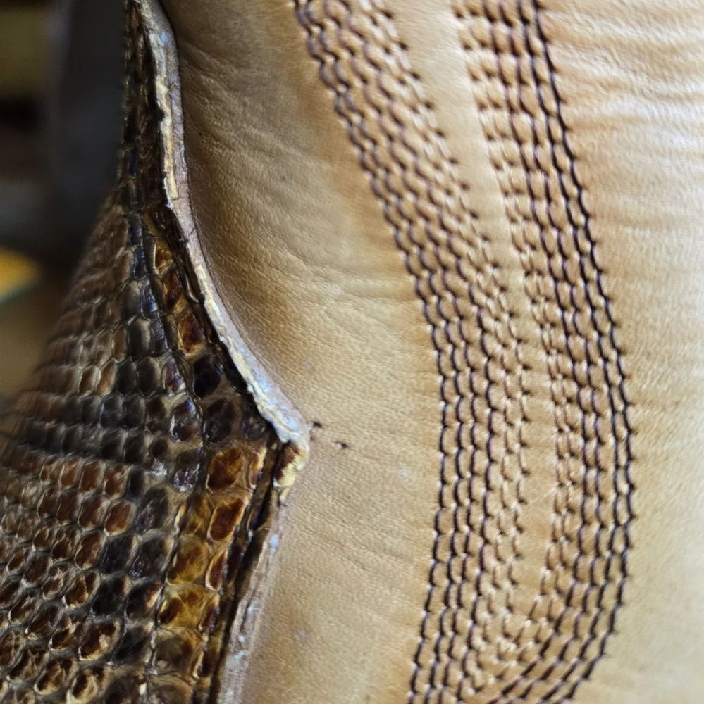 J.B. Dillon Genuine Python Women's Reserve Cowboy Boots - Picture 10 of 10